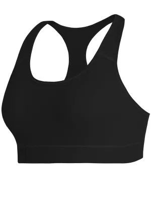 Compression Racerback Sports Bras black_yoga