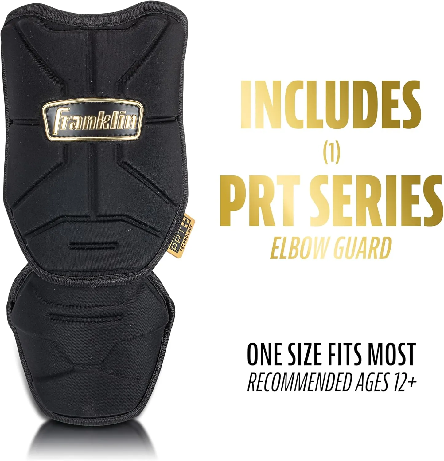 Franklin Sports Baseball Elbow Guard - PRT Series Adult Baseball   Softball Elbow Shield for Batting