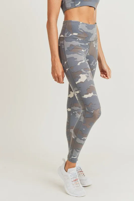 HIGH WAISTED PERFORMANCE LEGGINGS (CAMO)
