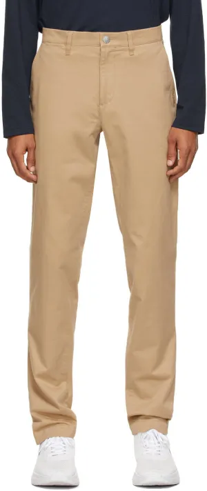 Lacoste Beige Gabardine Chino Slim Fit Trousers