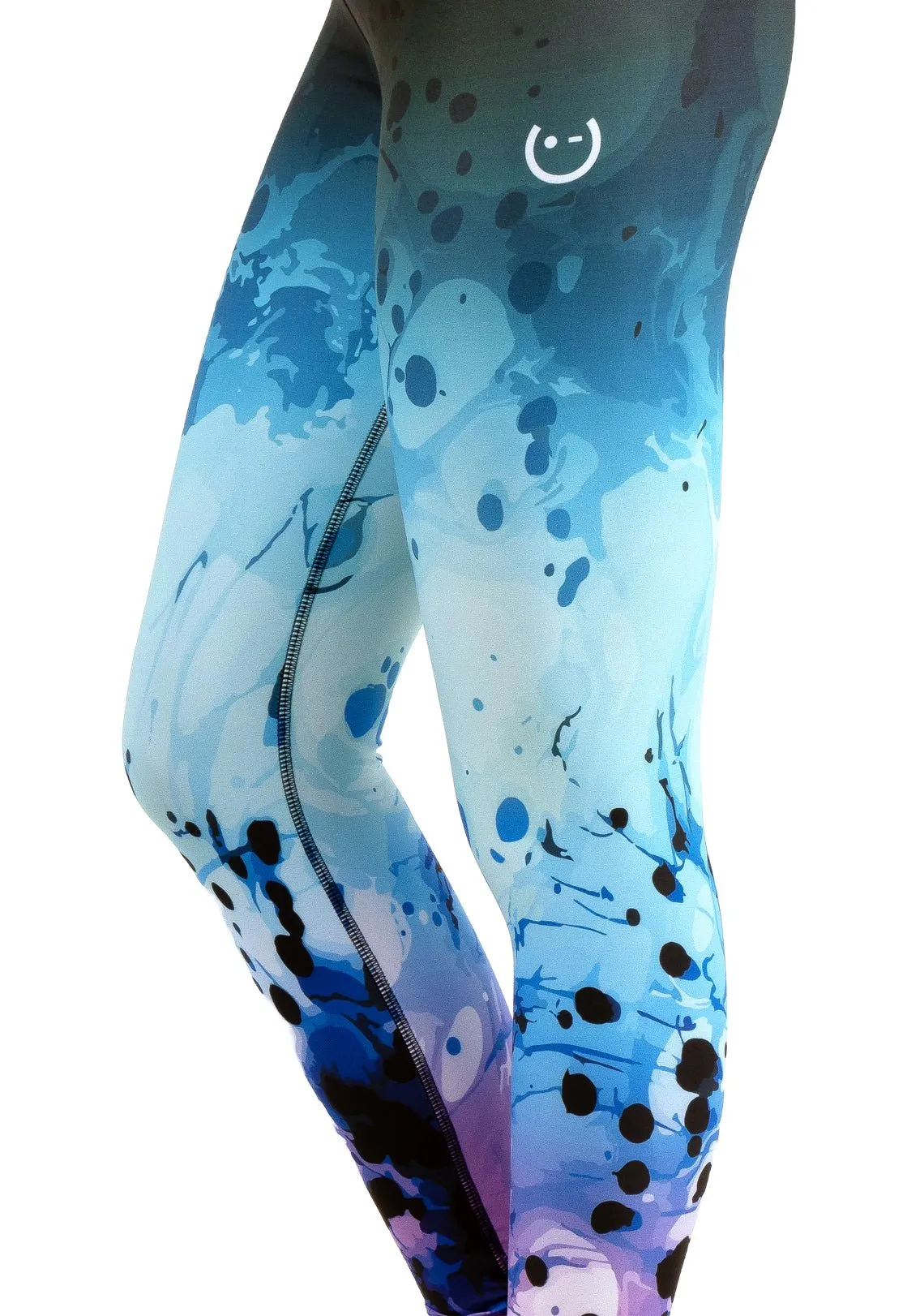 Lava Blue High Waisted Pant
