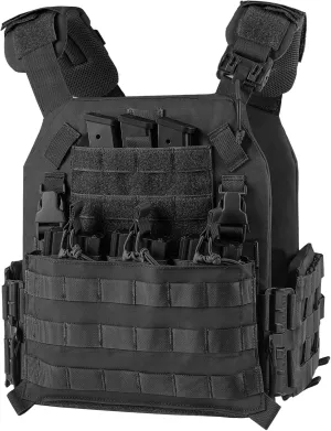 Outdoor Sports Quick Release Tactical Vest, Airsoft Vests for Paintball, Adjustable Breathable Lightweight Vest