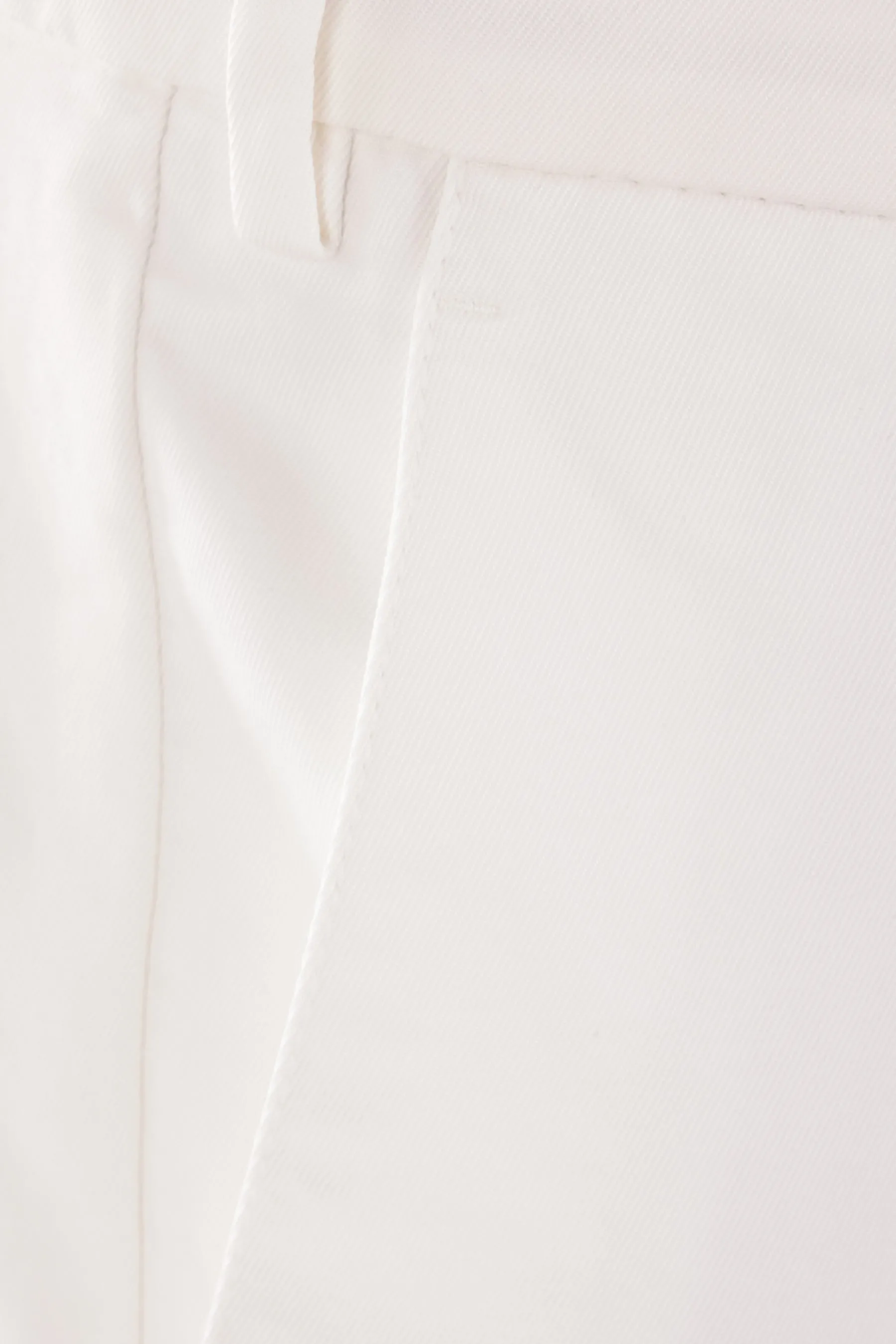 Slim-fit Gabardine Cotton Trousers