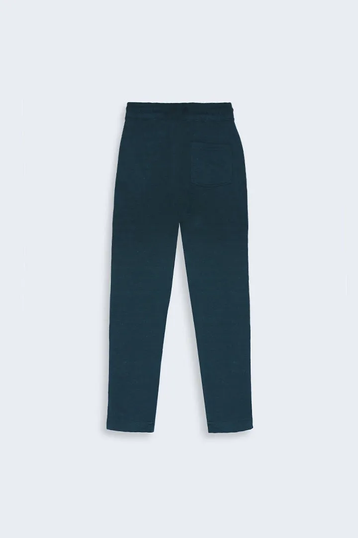 Teal Slim Fit Trousers