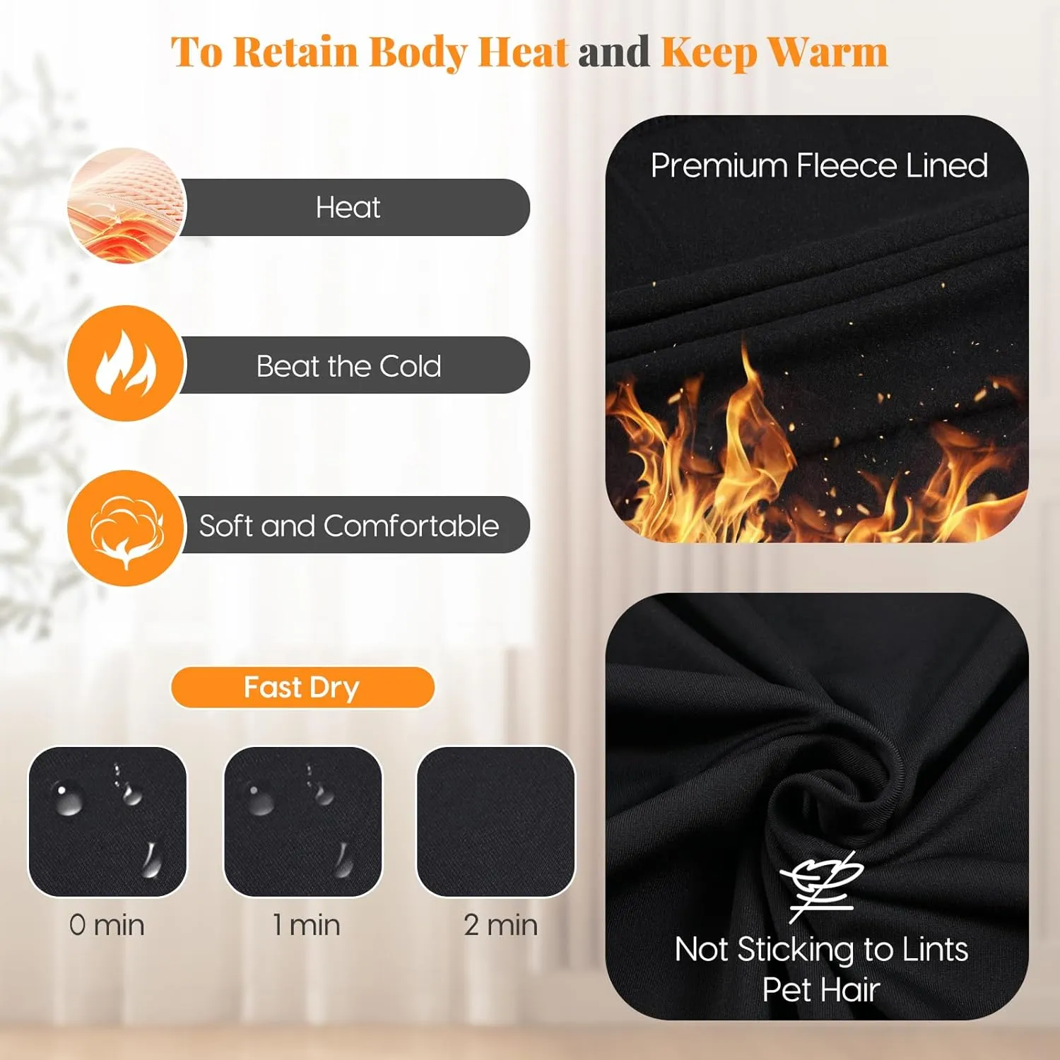 Thermal Shirts for Women, Long Sleeve Undershirt Base Layer Soft Fleece Lined Thermal Underwear Tops