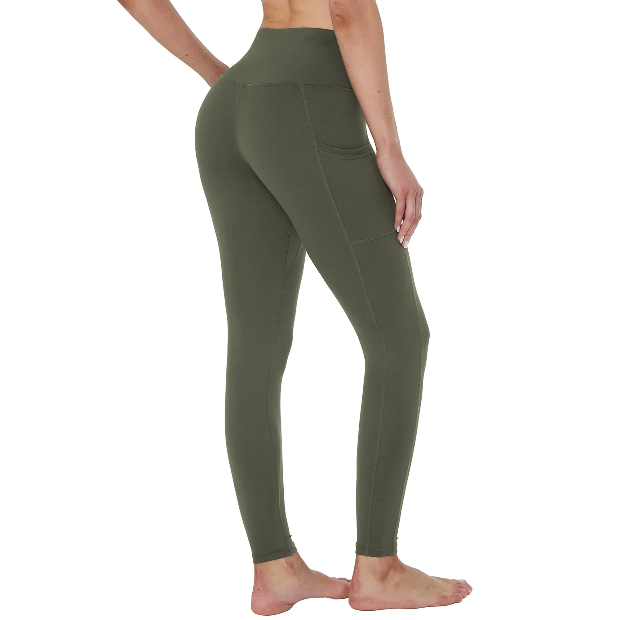 Women's High Waisted Yoga Leggings w/ Pocket